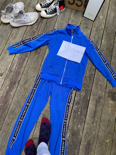 givenchy 4p|givenchy 4g tracksuit blue.